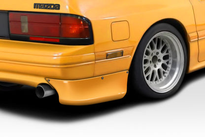 Extreme Dimensions Duraflex Phoenix Fire Rear Lip Add On Spoiler Compatible With 1985-1992 Mazda RX7 - 2 Piece - 117335