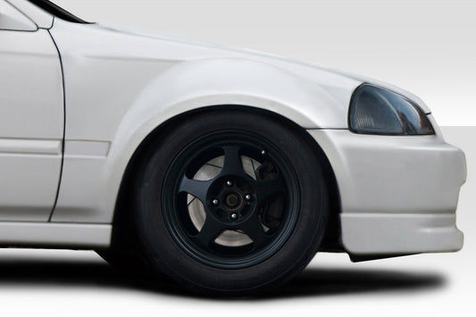 Extreme Dimensions Duraflex K Spec Front Fenders Compatible With 1996-1998 Honda Civic - 2 Piece - 117352