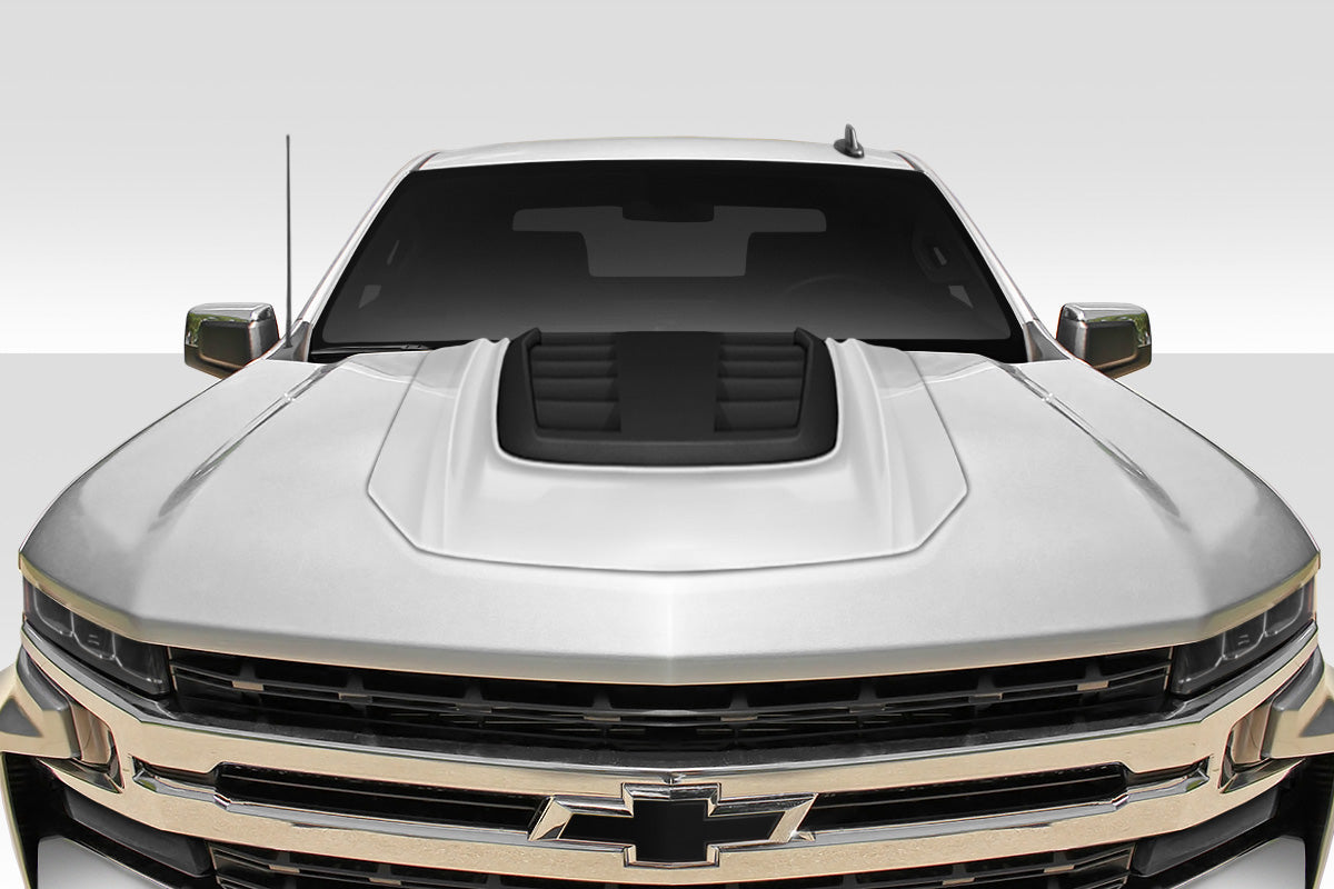 Extreme Dimensions Duraflex Overland Hood Scoop Add On Compatible With 2019-2023 Chevy Silverado 1500 - 1 Piece - 117369