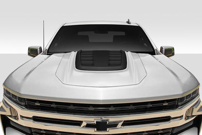 Extreme Dimensions Duraflex Overland Hood Scoop Add On Compatible With 2019-2023 Chevy Silverado 1500 - 1 Piece - 117369