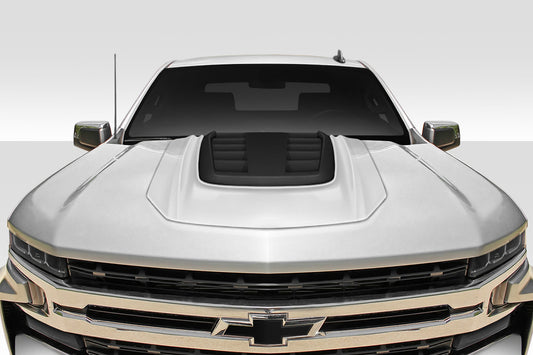 Extreme Dimensions Duraflex Overland Hood Scoop Add On Compatible With 2019-2023 Chevy Silverado 1500 - 1 Piece - 117369