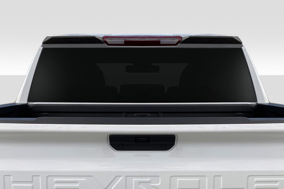 Extreme Dimensions Duraflex Street Runner Cab Spoiler Winglets Compatible With 2019-2023 Chevy Silverado 1500 - 2 Piece - 117375