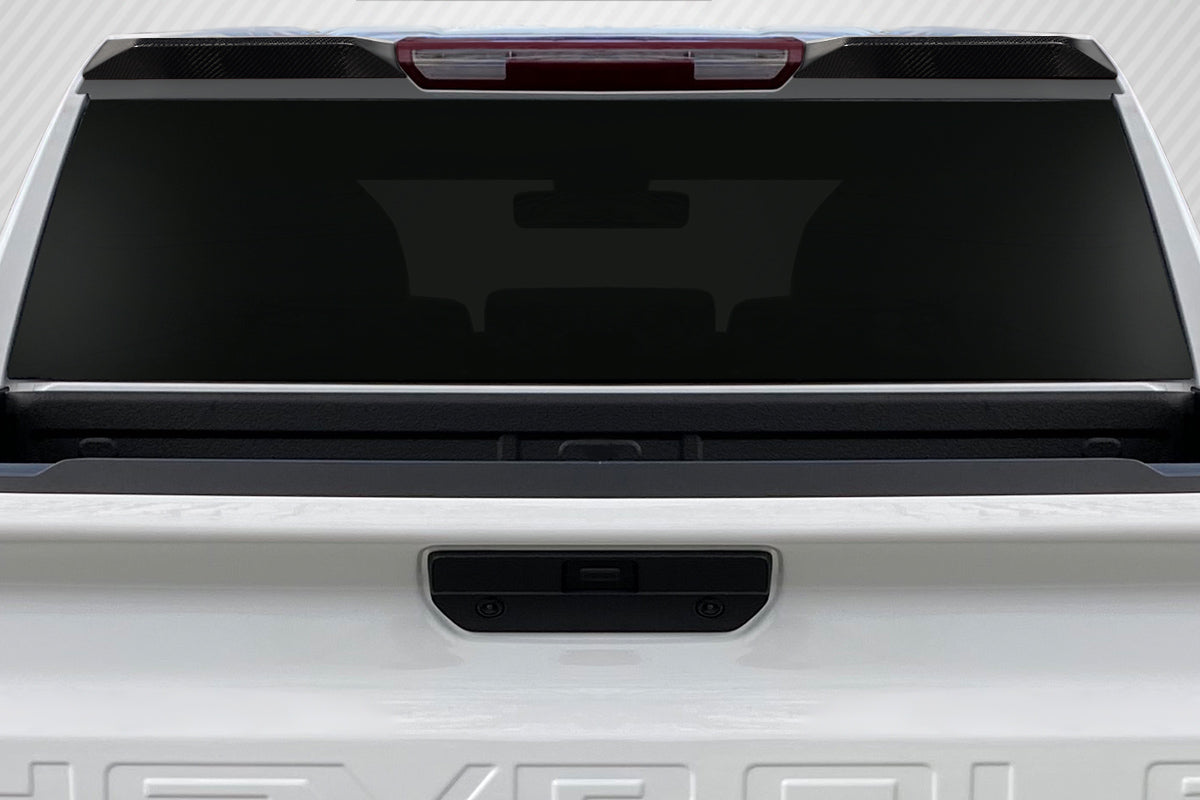 Carbon Creations Street Runner Cab Winglets Compatible With 2019-2023 Chevy Silverado 1500 - 2 Piece - 117376