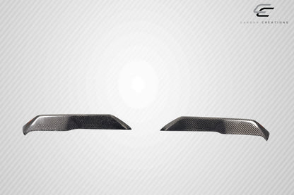 Carbon Creations Street Runner Cab Winglets Compatible With 2019-2023 Chevy Silverado 1500 - 2 Piece - 117376