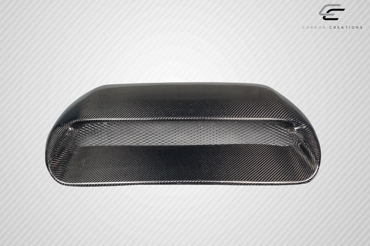Carbon Creations Hyperflow Hood Scoop Add On Compatible With 2015-2021 Subaru WRX STI - 1 Piece - 117377