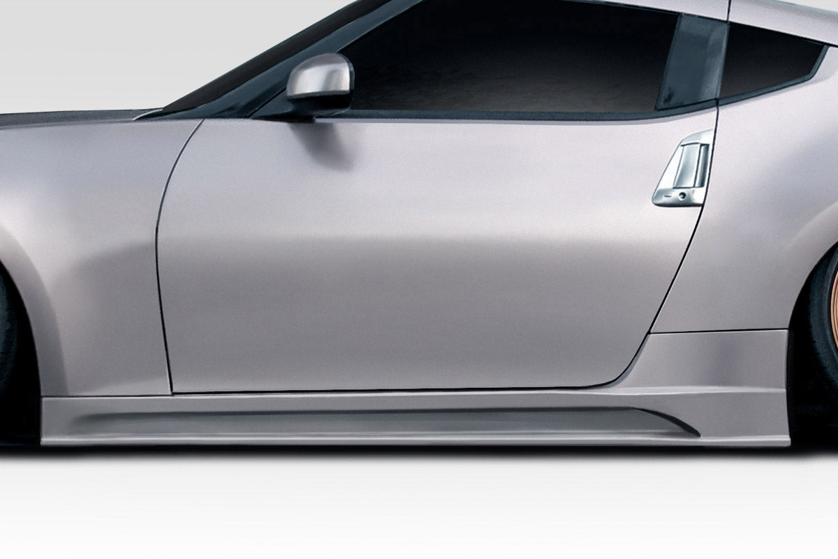 Extreme Dimensions Duraflex Motion Wave Side Skirts Add On Compatible With 2009-2020 Nissan 370Z Z34 - 2 Piece - 117393