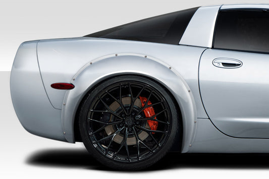 Extreme Dimensions Duraflex LBR Rear Fender Flares Compatible With 1997-2004 Chevrolet Corvette - 2 Piece - 117396