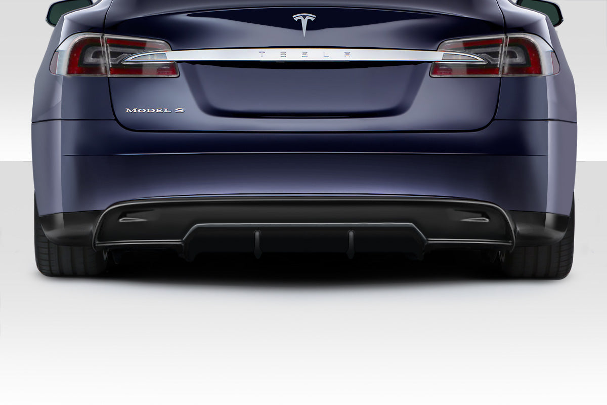 Extreme Dimensions Duraflex Energon Rear Lip Add On Spoiler Compatible With 2012-2015 Tesla Model S - 1 Piece - 117424