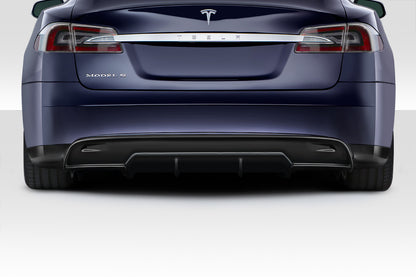 Extreme Dimensions Duraflex Energon Rear Lip Add On Spoiler Compatible With 2012-2015 Tesla Model S - 1 Piece - 117424