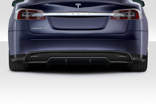 Extreme Dimensions Duraflex Energon Rear Lip Add On Spoiler Compatible With 2012-2015 Tesla Model S - 1 Piece - 117424