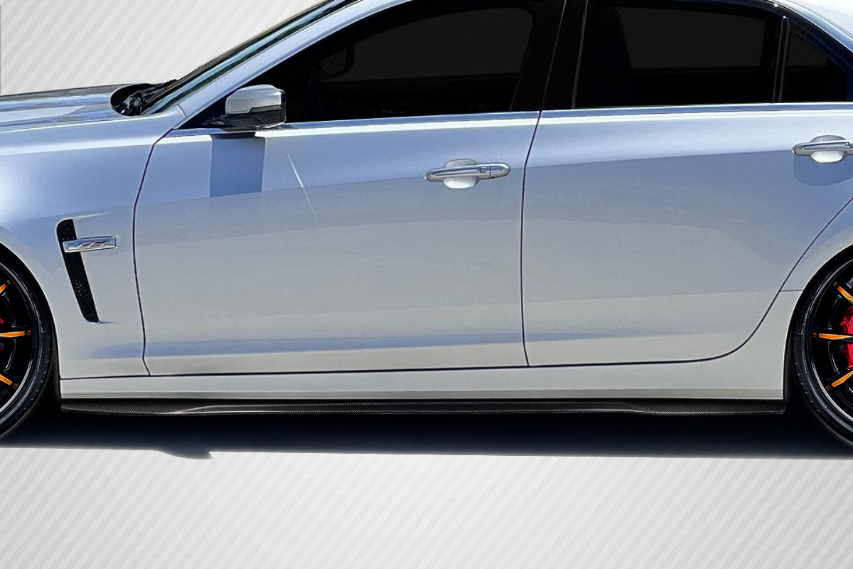 Carbon Creations Alpha Side Skirts Compatible With 2016-2019 Cadillac CTS-V - 2 Piece - 117435