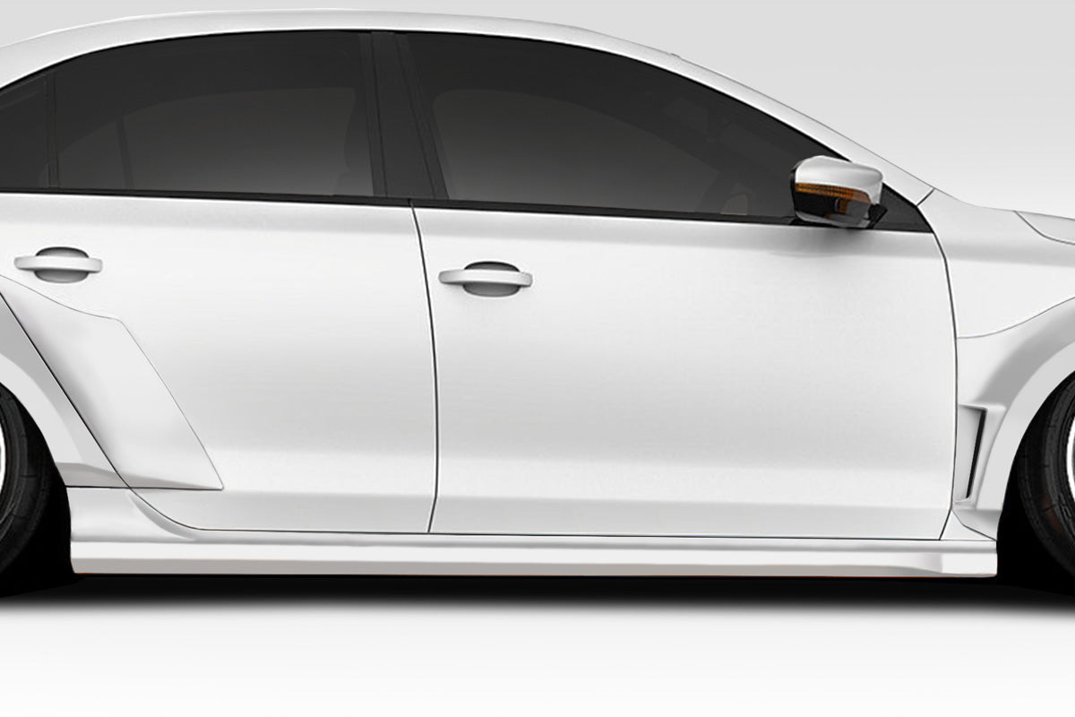 Extreme Dimensions Duraflex Blaze Wide Body Side Skirts Compatible With 2011-2018 Volkswagen Jetta - 2 Piece - 117448