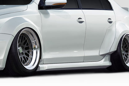 Extreme Dimensions Duraflex Blaze Wide Body Side Skirts Compatible With 2011-2018 Volkswagen Jetta - 2 Piece - 117448