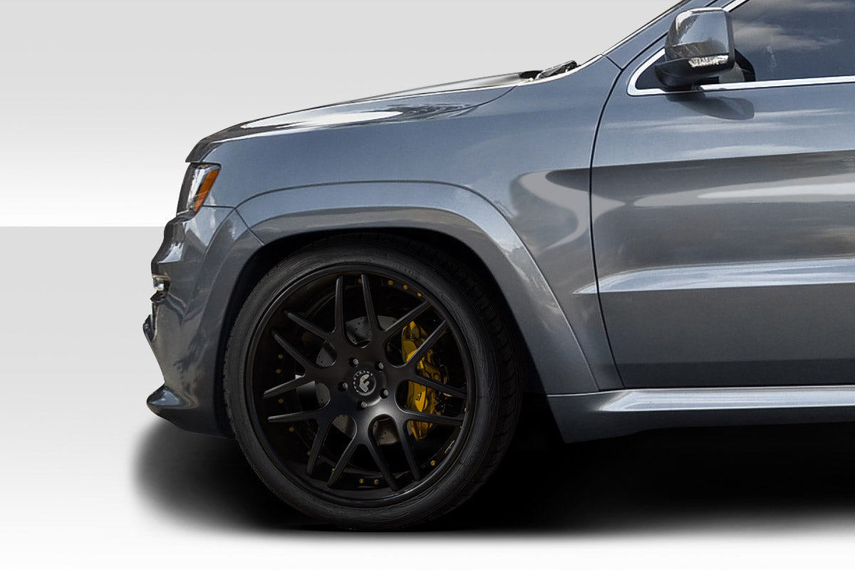 Extreme Dimensions Duraflex SRT Look Front Fenders Flares Compatible With 2011-2022 Jeep Grand Cherokee - 2 Piece - 117453