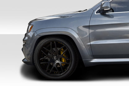 Extreme Dimensions Duraflex SRT Look Front Fenders Flares Compatible With 2011-2022 Jeep Grand Cherokee - 2 Piece - 117453