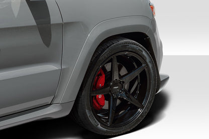 Extreme Dimensions Duraflex SRT Look Front Fenders Flares Compatible With 2011-2022 Jeep Grand Cherokee - 2 Piece - 117453