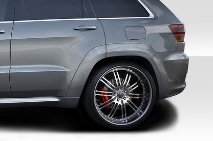 Extreme Dimensions Duraflex SRT Look Rear Fender Flares Compatible With 2011-2022 Jeep Grand Cherokee - 4 Piece - 117454