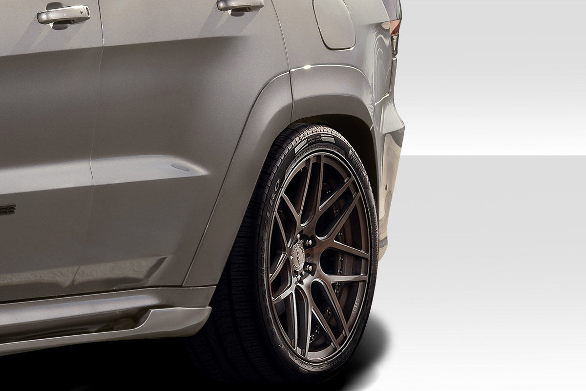 Extreme Dimensions Duraflex SRT Look Rear Fender Flares Compatible With 2011-2022 Jeep Grand Cherokee - 4 Piece - 117454