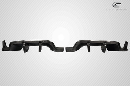Carbon Creations Exe Rear Lip Add On Spoiler Compatible With 2014-2019 Chevrolet Corvette - 2 Piece - 117461
