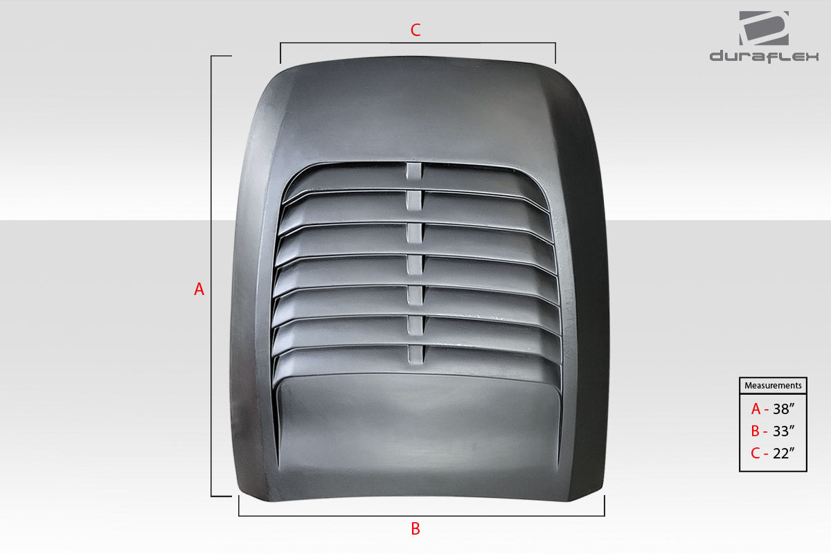 Extreme Dimensions Duraflex Universal Venom Hood Scoop Body Kit - 1 Piece - 117474