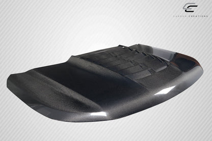 Carbon Creations GT500 Hood Compatible With 2016-2019 Ford Explorer - 1 Piece - 117482