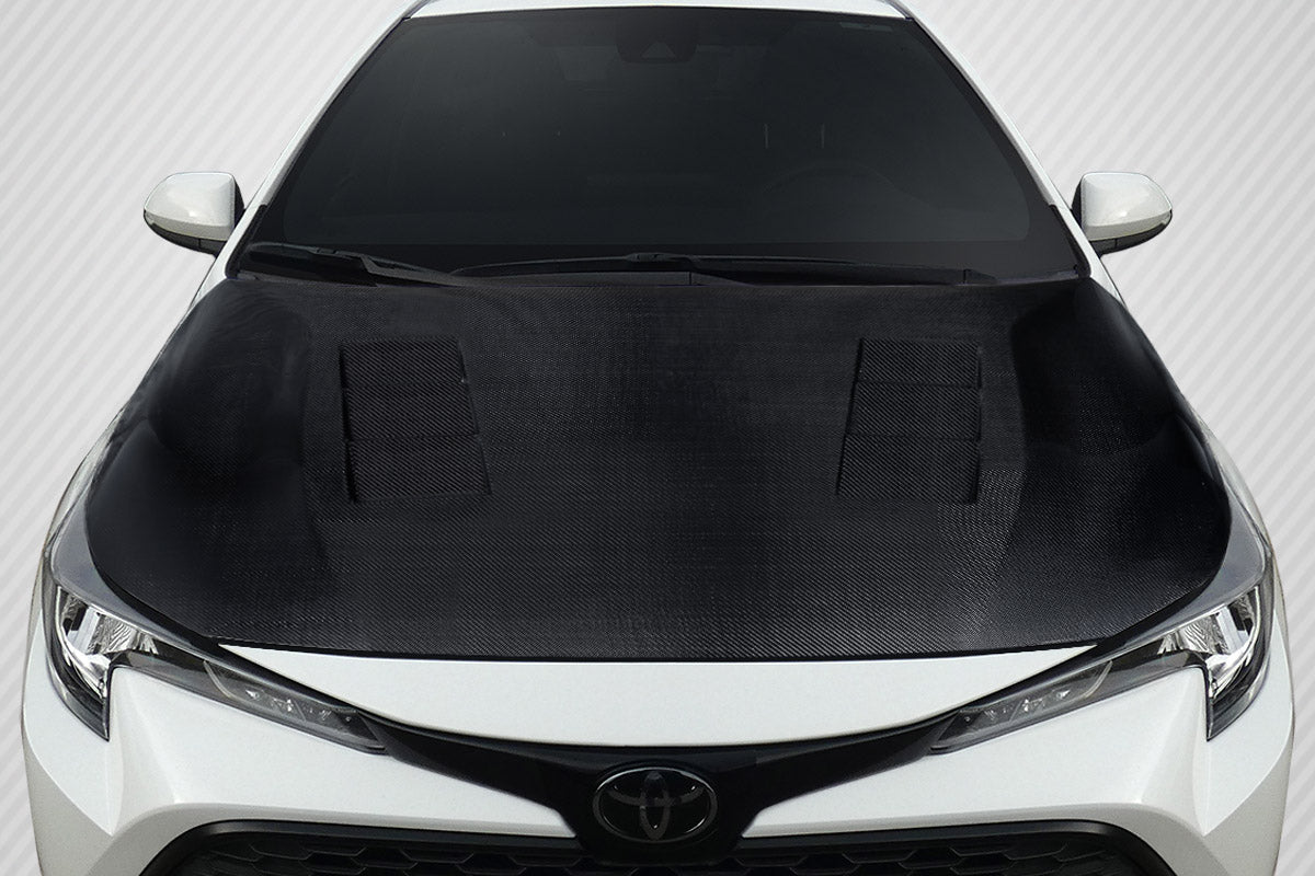 Carbon Creations Velocity Hood Compatible With 2019-2023 Toyota Corolla - 1 Piece - 117484