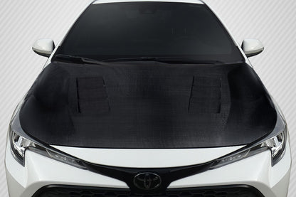 Carbon Creations Velocity Hood Compatible With 2019-2023 Toyota Corolla - 1 Piece - 117484