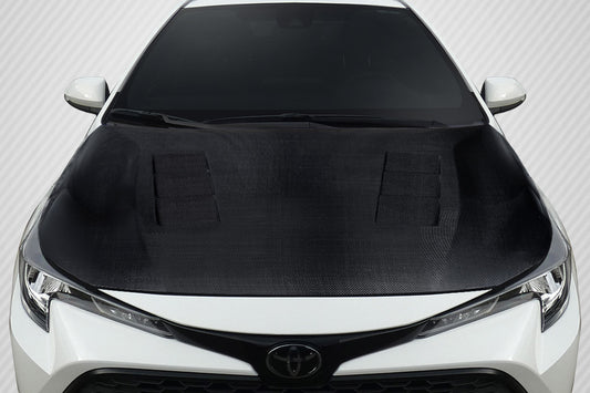 Carbon Creations Velocity Hood Compatible With 2019-2023 Toyota Corolla - 1 Piece - 117484