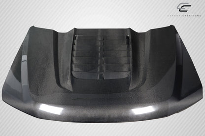Carbon Creations GT500v2 Look Hood Compatible With 2017-2022 Ford Super Duty F250 F350 F450 - 1 Piece - 117486
