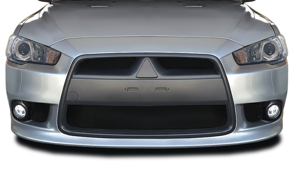 Extreme Dimensions Duraflex Ralliart Front Bumper Cover Compatible With 2008-2017 Mitsubishi Lancer - 1 Piece - 117488