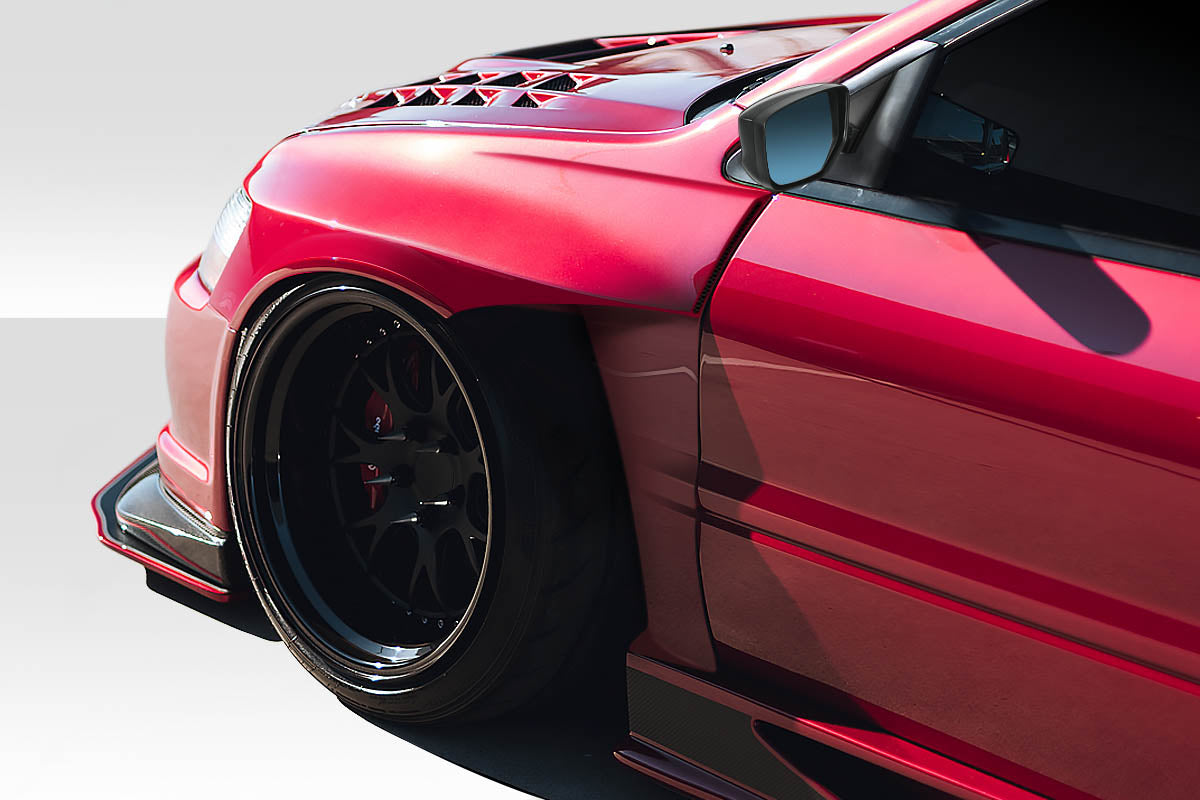 Extreme Dimensions Duraflex AM-S Fender Compatible With 2003-2006 Mitsubishi Evolution - 4 Piece - 117491