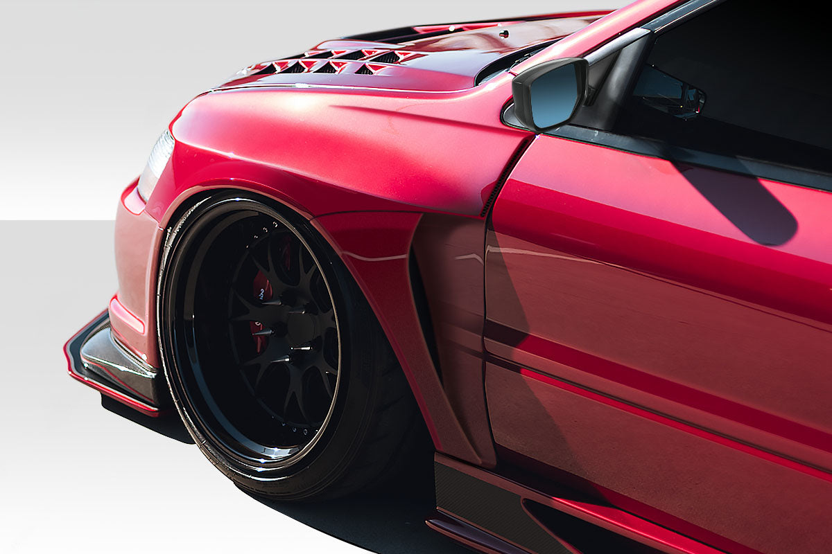 Extreme Dimensions Duraflex AM-S Fender Compatible With 2003-2006 Mitsubishi Evolution - 4 Piece - 117491