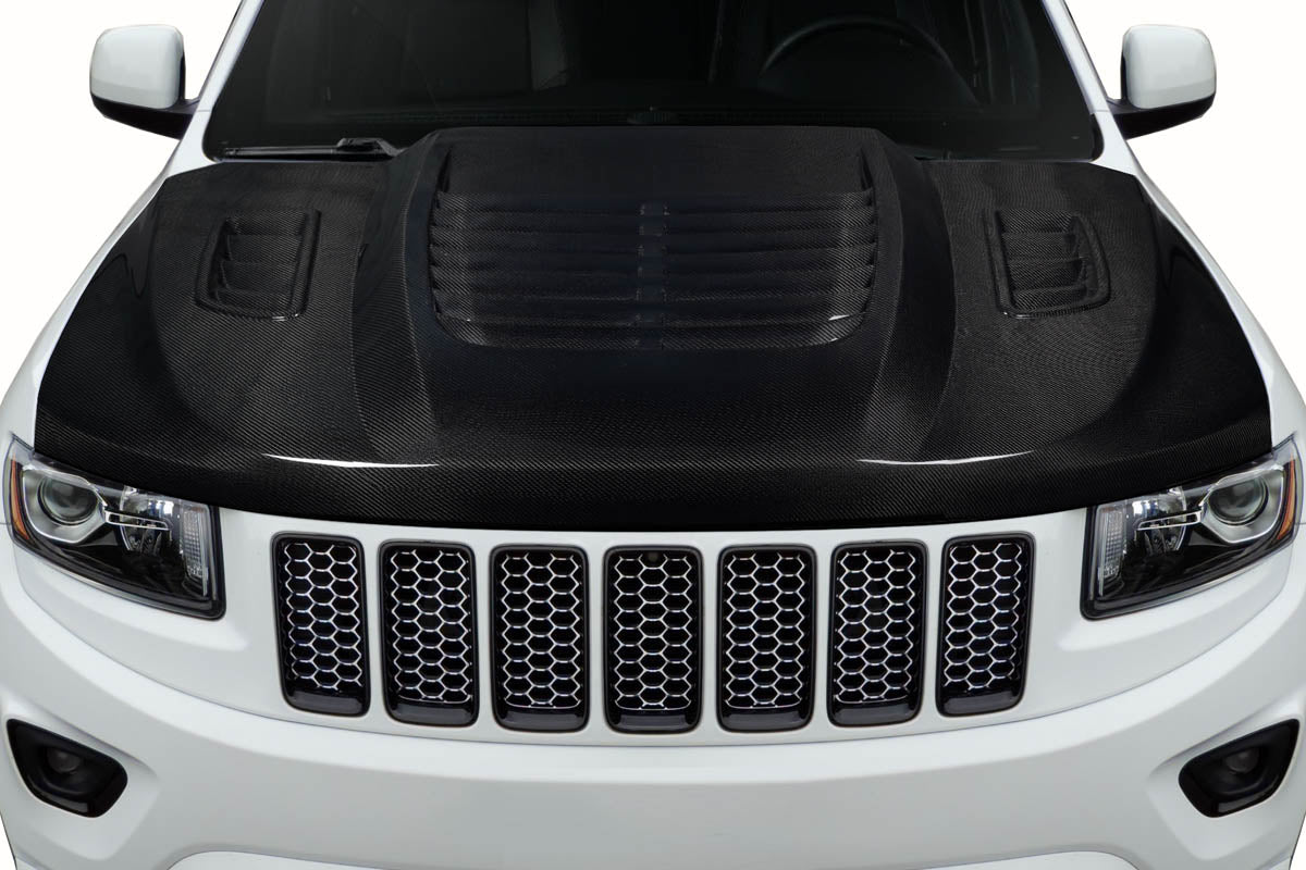 Carbon Creations Venom Hood Compatible With 2011-2022 Jeep Grand Cherokee - 1 Piece - 117499
