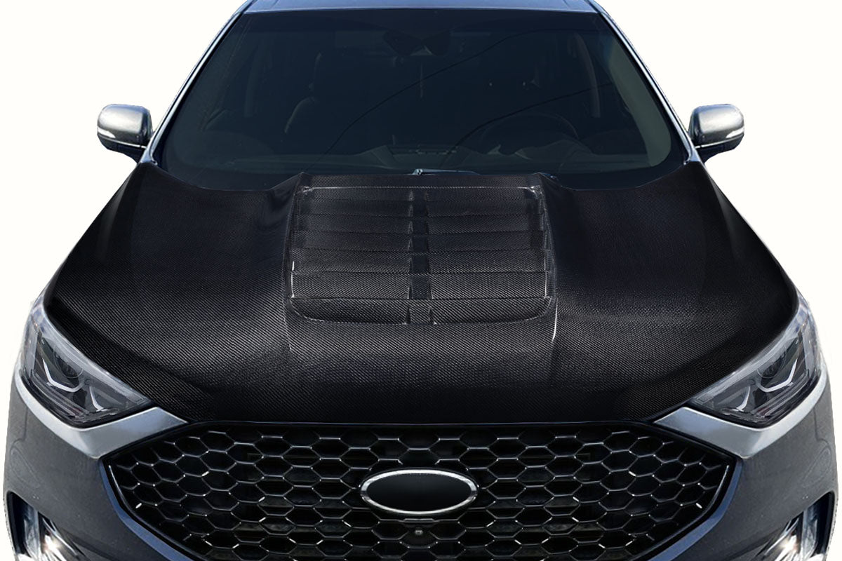 Carbon Creations GT500 V2 Hood Compatible With 2019-2021 Ford Edge - 1 Piece - 117501