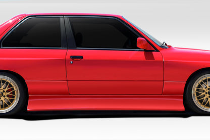 Extreme Dimensions Duraflex B-Sport Side Skirts Compatible With 1984-1991 BMW 3 Series - 2 Piece - 117512