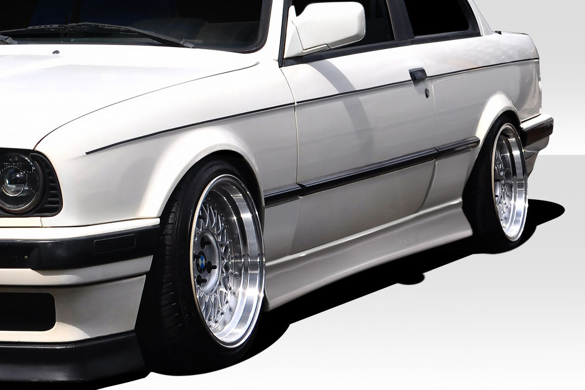 Extreme Dimensions Duraflex B-Sport Side Skirts Compatible With 1984-1991 BMW 3 Series - 2 Piece - 117512