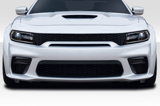 Extreme Dimensions Duraflex Hellcat Wide Body Front Bumper Cover Compatible With 2015-2023 Dodge Charger - 1 Piece - 117532