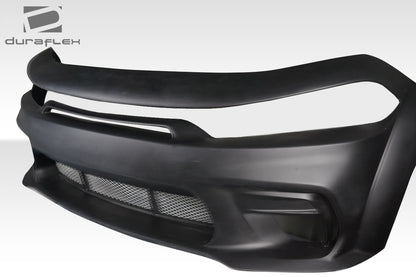 Extreme Dimensions Duraflex Hellcat Wide Body Front Bumper Cover Compatible With 2015-2023 Dodge Charger - 1 Piece - 117532