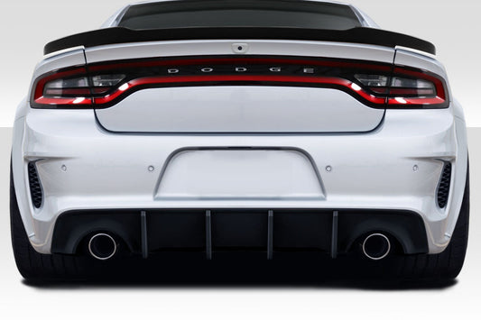 Extreme Dimensions Duraflex Hellcat Wide Body Rear Bumper Cover Compatible With 2015-2023 Dodge Charger - 1 Piece - 117533