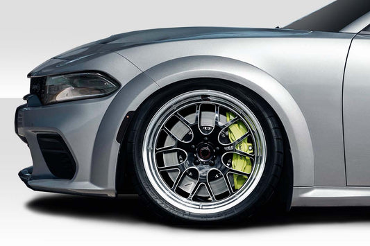 Extreme Dimensions Duraflex Hellcat Wide Body Fender Flares Compatible With 2015-2023 Dodge Charger - 6 Piece - 117535