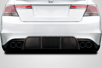 Carbon Creations Ergo Rear Lip Add On Spoiler Compatible With 2008-2012 Honda Accord - 3 Piece - 117545