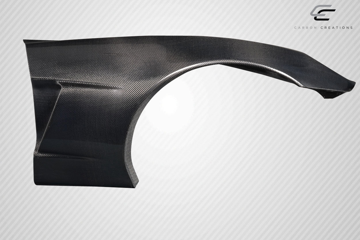 Carbon Creations Z06 Look Front Fenders Compatible With 2005-2013 Chevrolet Corvette - 2 Piece - 117561