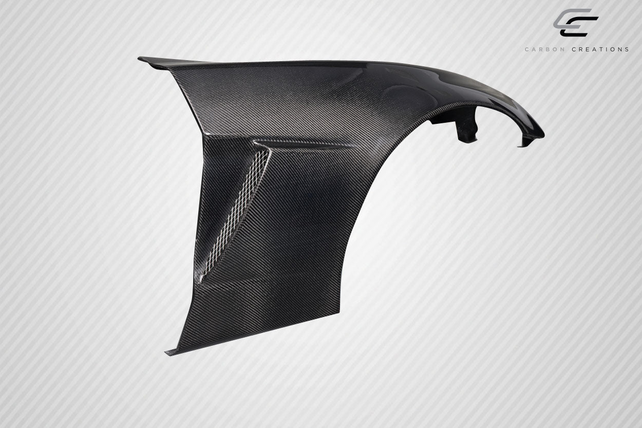Carbon Creations Z06 Look Front Fenders Compatible With 2005-2013 Chevrolet Corvette - 2 Piece - 117561
