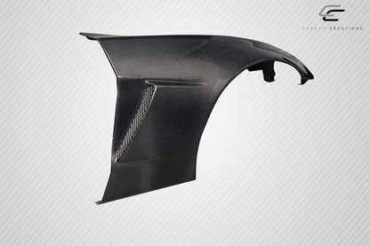 Carbon Creations Z06 Look Front Fenders Compatible With 2005-2013 Chevrolet Corvette - 2 Piece - 117561