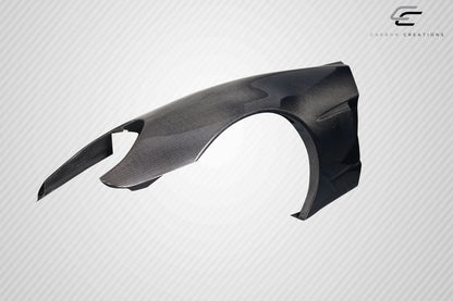 Carbon Creations Z06 Look Front Fenders Compatible With 2005-2013 Chevrolet Corvette - 2 Piece - 117561