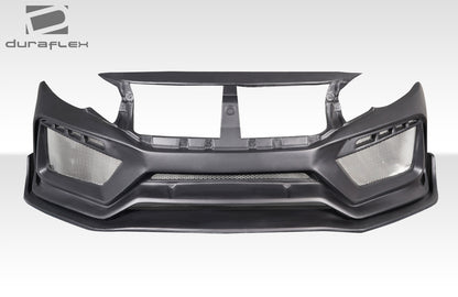 Extreme Dimensions Duraflex RBT Wide Body Front Bumper Cover Compatible With 2016-2021 Honda Civic - 1 Piece - 117584