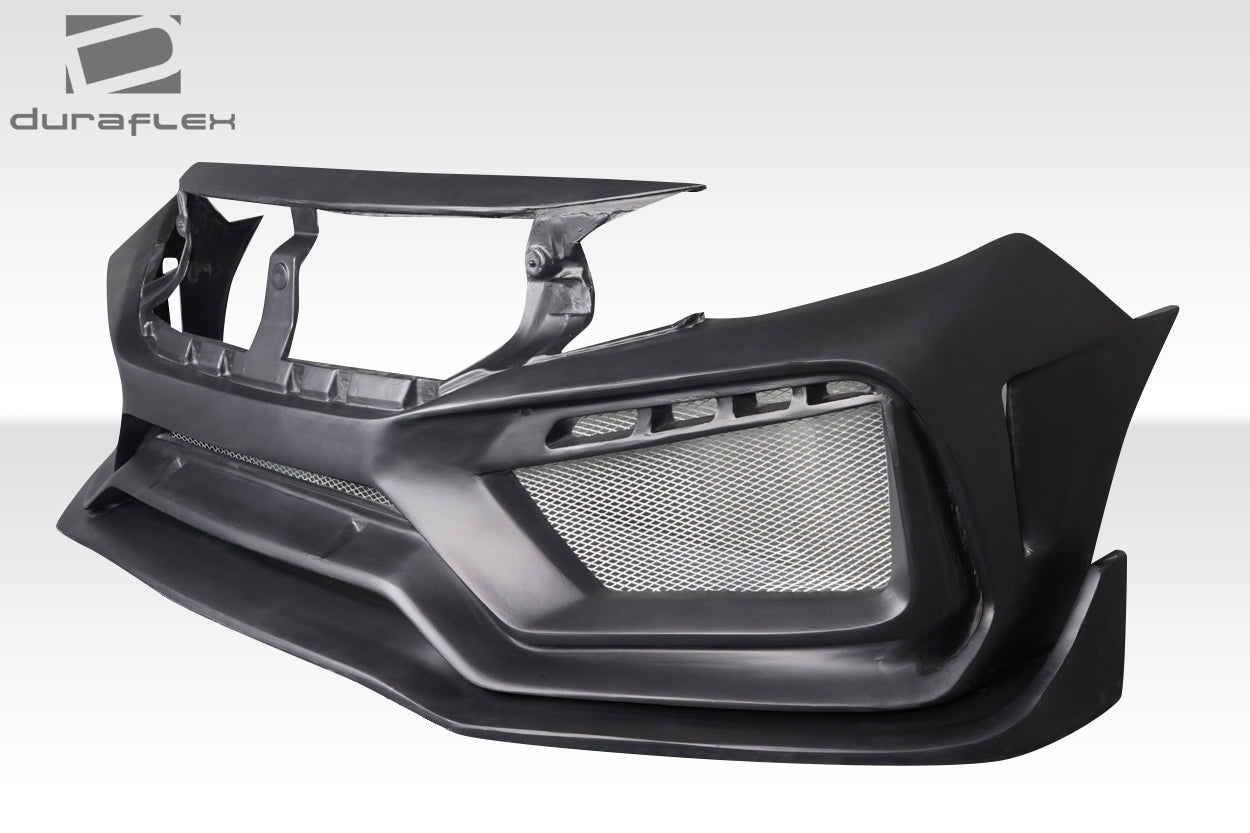 Extreme Dimensions Duraflex RBT Wide Body Front Bumper Cover Compatible With 2016-2021 Honda Civic - 1 Piece - 117584