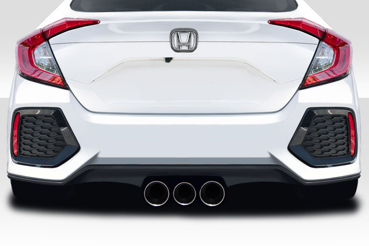 Extreme Dimensions Duraflex RBT Wide Body Rear Bumper Cover Compatible With 2016-2021 Honda Civic - 1 Piece - 117586