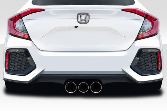Extreme Dimensions Duraflex RBT Wide Body Rear Bumper Cover Compatible With 2016-2021 Honda Civic - 1 Piece - 117586