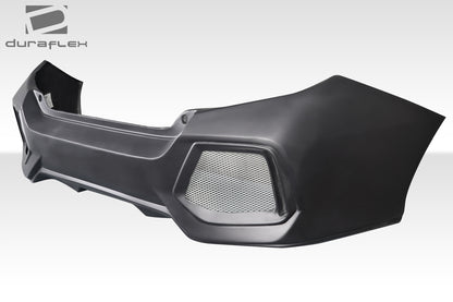 Extreme Dimensions Duraflex RBT Wide Body Rear Bumper Cover Compatible With 2016-2021 Honda Civic - 1 Piece - 117586